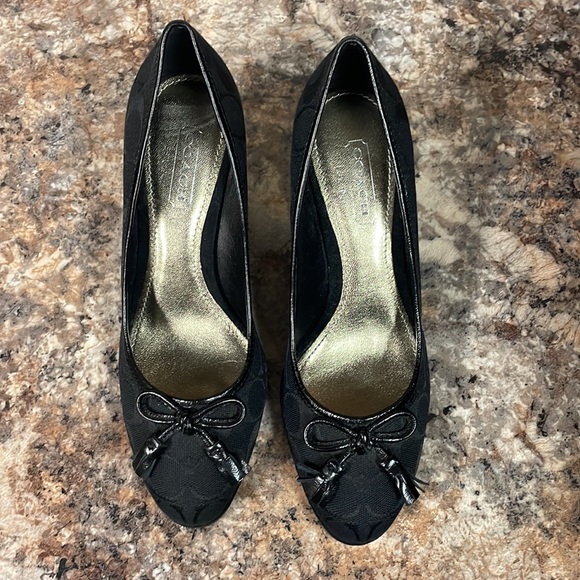 🖤NWT Coach Women’s Irene Wedge Size 7.5 Black🖤 - Picture 7 of 8